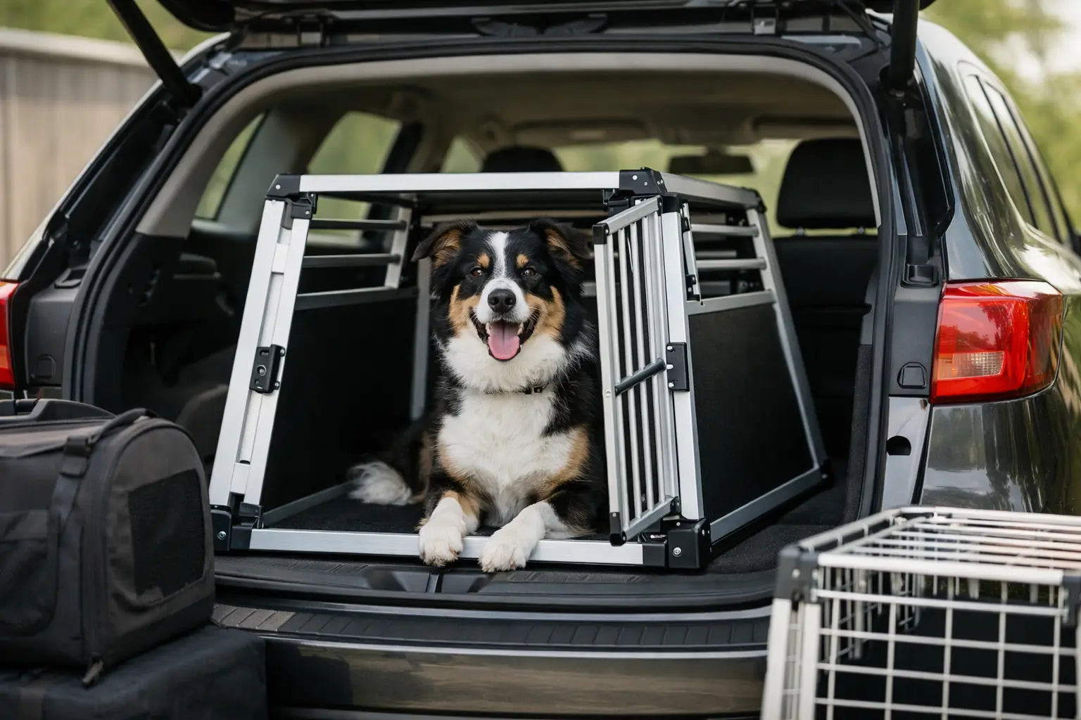 Die richtige Hundebox fürs Auto leicht finden