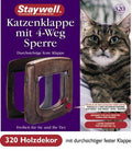 Karlie STAYWELL 320 Katzenklappe - Holzdekor