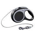 Flexi VARIO Seil-Roll-Leine - Größe XS, 3m/bis 8kg - Anthrazit