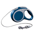 Flexi VARIO Seil-Roll-Leine - Größe XS, 3m/bis 8kg - Blau