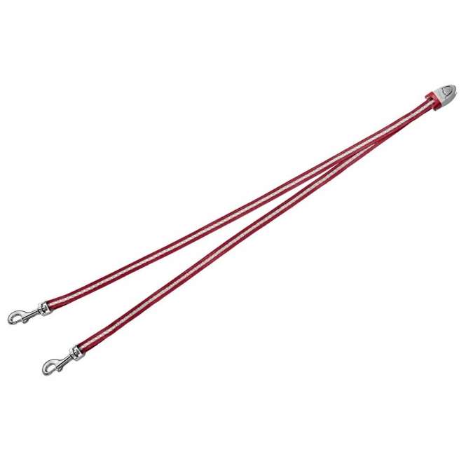 Flexi VARIO Duo Belt - Koppel für 2 kleine Hunde - Rot