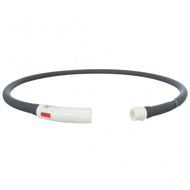 Trixie Flash Leuchtring USB aus Silikon - schwarz