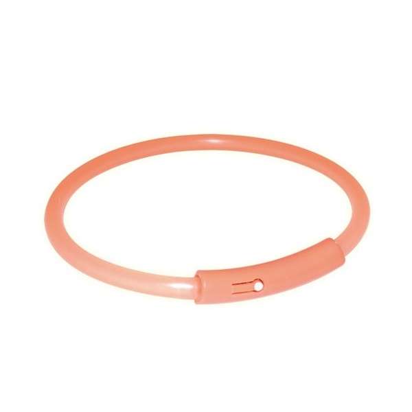 Trixie Light Band mit Blinklicht - Orange - L / 50 cm