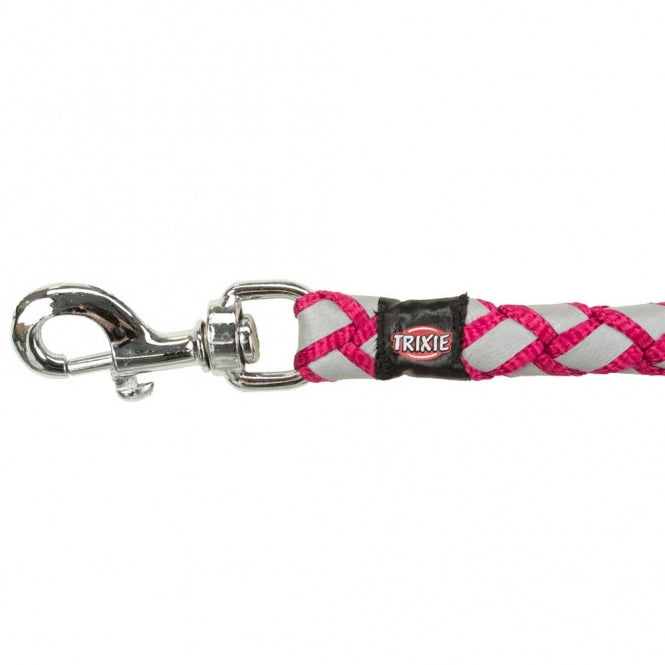 Trixie Cavo Reflect Leine - 1 m - Fuchsia / S-M