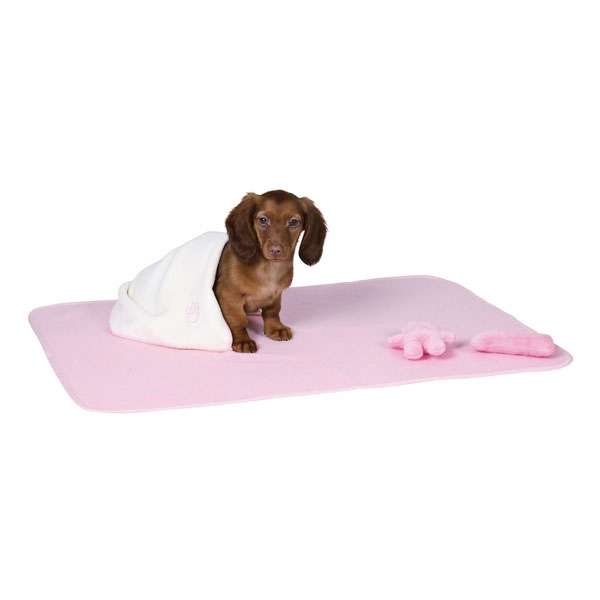 Trixie Welpen-Set mit Decke, Spielzeug & Handtuch - rosa