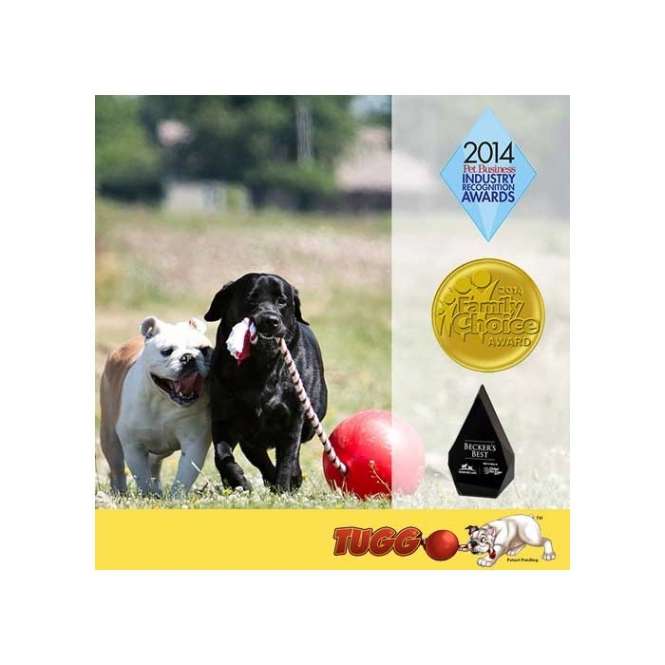 Tuggo Ball - 10 Inch (ca. 25 cm) - von Tigern getestet! - Blau