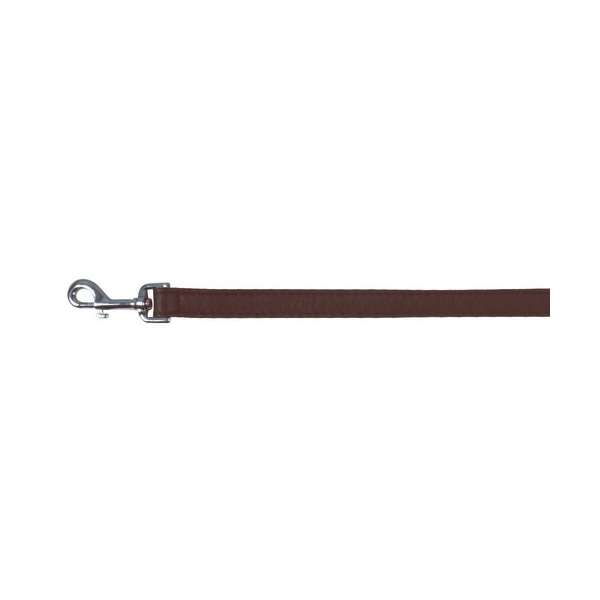 Trixie Büffelleder-Leine Bovini - Dunkelbraun, 14 mm/100 cm