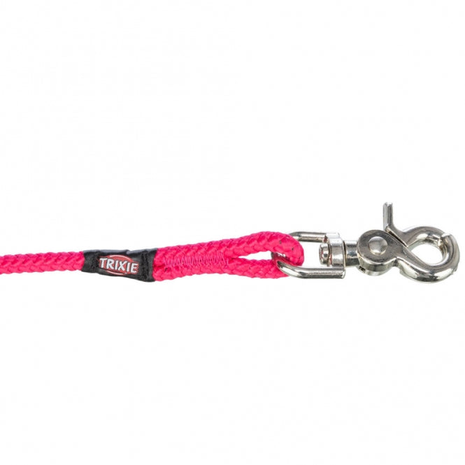 Trixie Schleppleine, rund aus Segeltau mit Trigger Snap Hook - fuchsia - 5 m