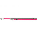Trixie Premium Verlängerungsleine mit Neopren-Polsterung - fuchsia/grafit - 2,00 m/15 mm