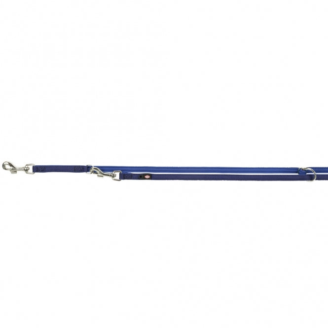 Trixie Premium Verlängerungsleine mit Neopren-Polsterung - indigo/royalblau - 2,00 m/15 mm
