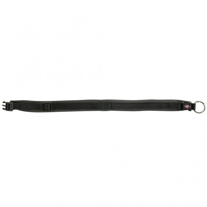 Trixie Premium Halsband, extra breite Neopren Polsterung - schwarz/grafit - 49-55 cm/25 mm