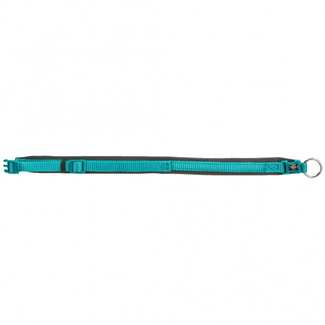 Trixie Premium Halsband, extra breite Neopren Polsterung - ozean/grafit - 27-35 cm/10 mm