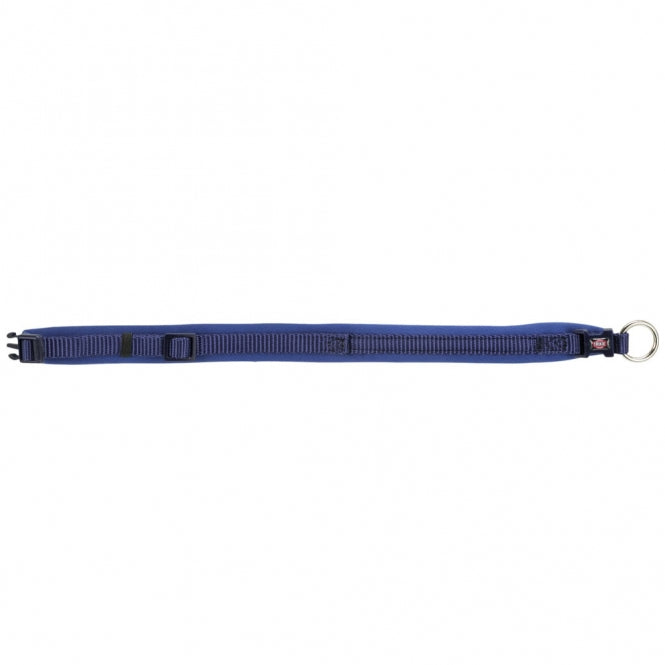 Trixie Premium Halsband, extra breite Neopren Polsterung - indigo/royalblau - 35-42 cm/15 mm