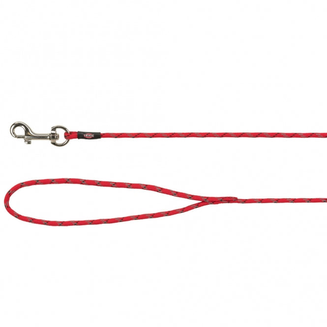 Trixie Junior Welpen-Schleppleine, rund - Rot / 4m, ø 4mm