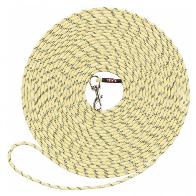 Trixie Junior Welpen-Schleppleine, rund - Gelb / 8m, ø 4mm