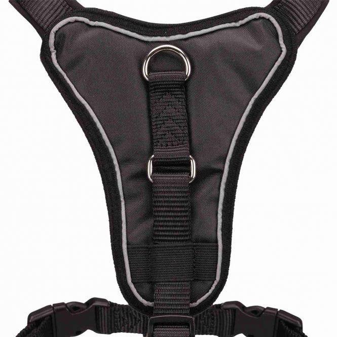 Trixie Premium Y-Geschirr - schwarz - 50-60 cm/15 mm