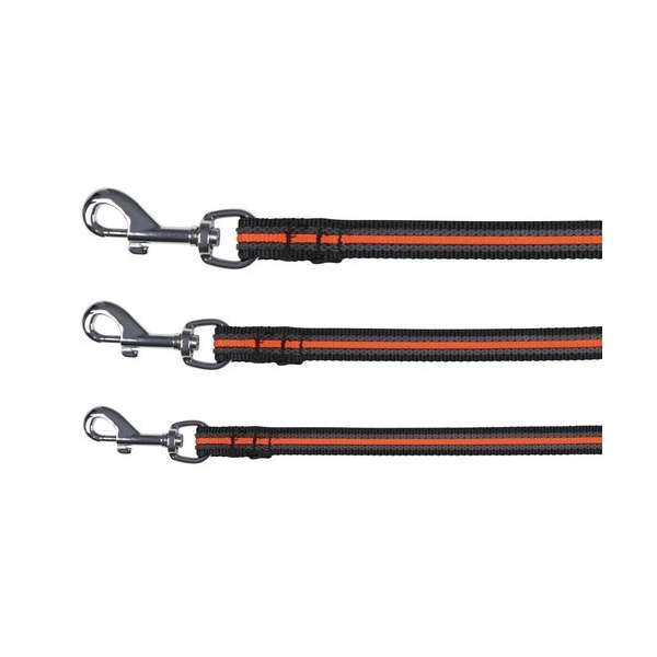 Trixie Fusion Schleppleine - Schwarz/Orange - 5 m