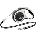 FLEXI Rollleine New COMFORT Seil - 5m, bis 20kg - schwarz