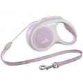 FLEXI Rollleine New COMFORT Seil - 8m, bis 12kg - rosa