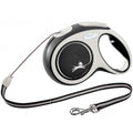 FLEXI Rollleine New COMFORT Seil - 8m, bis 20kg - schwarz