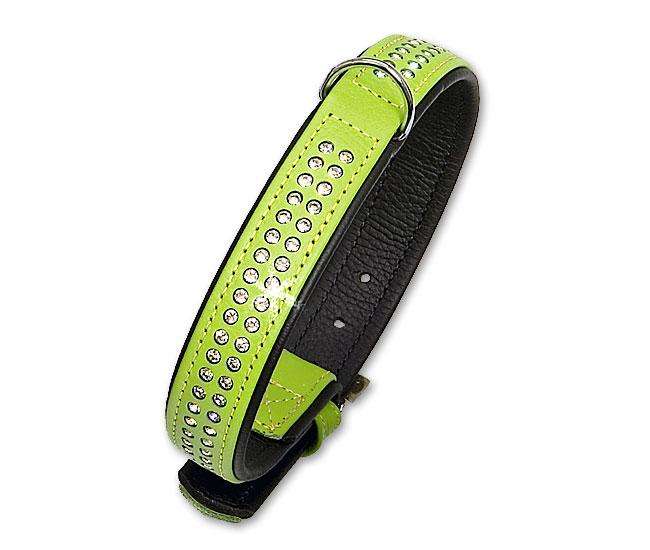 Karlie VINTAGE TIFFANY Halsband - Kiwi - 22 mm, 45 cm