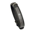 Karlie VINTAGE Strass Halsband 3-reihig - Schwarz - 30 mm, 60 cm