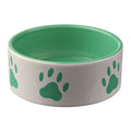 Trixie Keramiknapf Pfote - Mint - 1,4 L