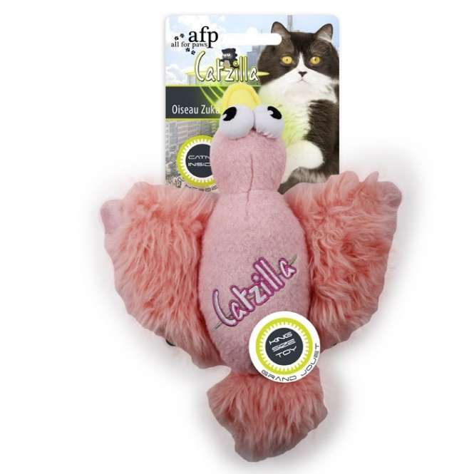 All for Paws Catzilla Zuka Bird extra großes Katzenspielzeug