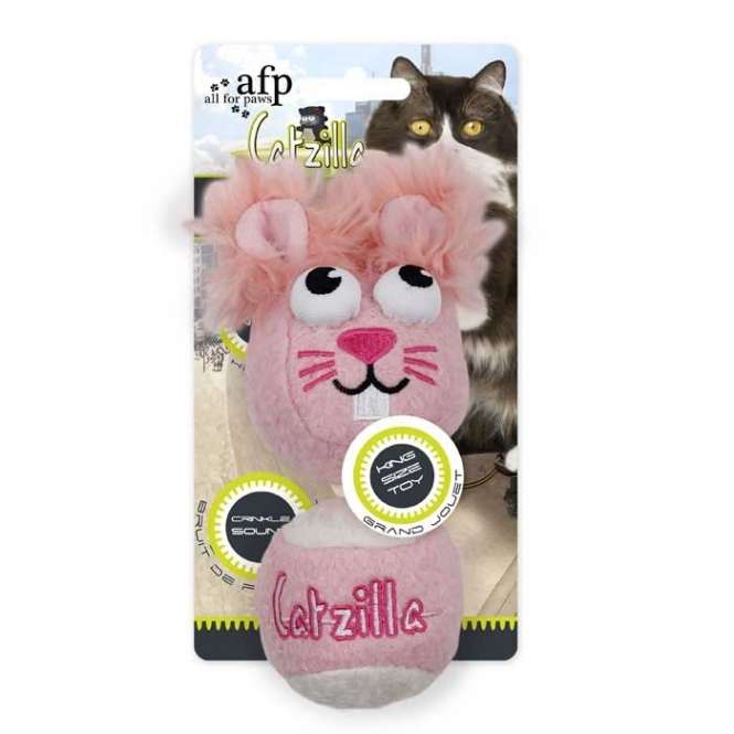 All for Paws Catzilla Mouse Ball extra großes Katzenspielzeug