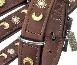 Karlie BUFFALO DECO Halsband MOND - Braun - 24 mm, 40 cm