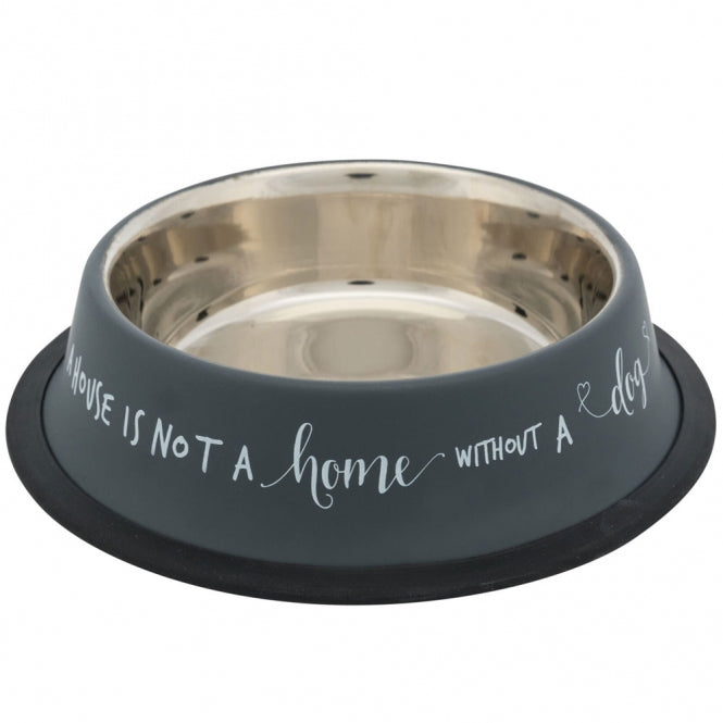 Trixie Edelstahlnapf Home für Hunde - 0,45 l/ø 19 cm