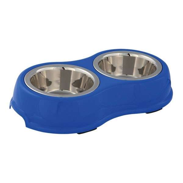 Trixie Napfset mit Kunststoffhalter - 2 x 0,45 l