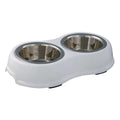 Trixie Napfset mit Kunststoffhalter - 2 x 0,75 l