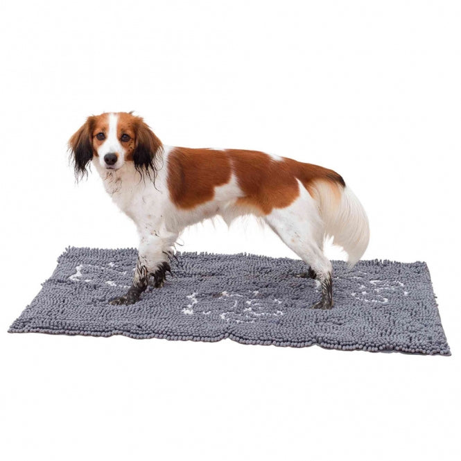 Trixie wasserfeste Schmutzfangmatte - grau - 80 x 55 cm