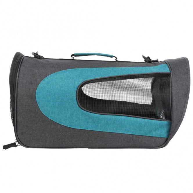 Trixie Tragetasche Alina - 27 × 27 × 52 cm - anthrazit/bordeaux