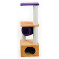 Karlie Kratzbaum Viola Color - Lila/Gelb