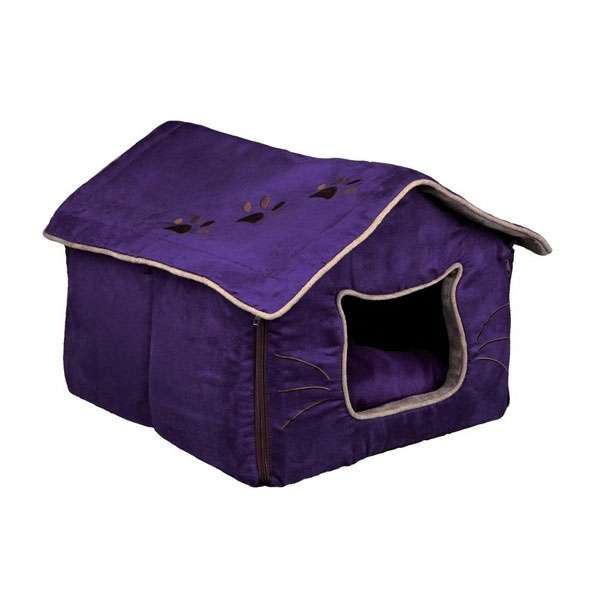 Trixie Kuschelhöhle Hilla - 35 x 30 x 40cm - Sand/Dunkelbraun