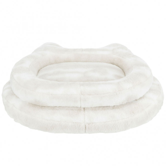 Trixie Katzenbett Nelli - weiß-taupe - 58 × 53 cm
