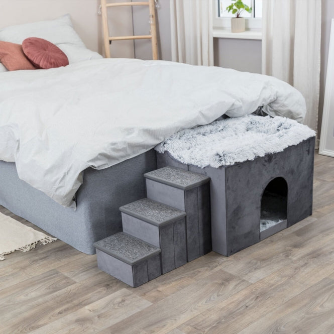 Trixie Höhle Harvey mit Treppe - 135 × 47 × 50 cm