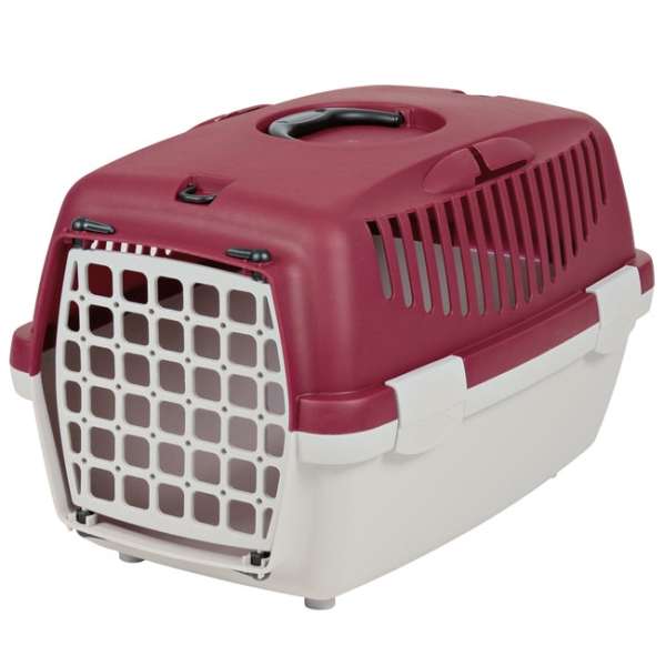 Trixie Transportbox Capri I - hellgrau/rot