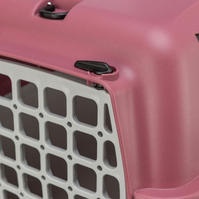 Trixie Transportbox Capri I - hellgrau/altrosa