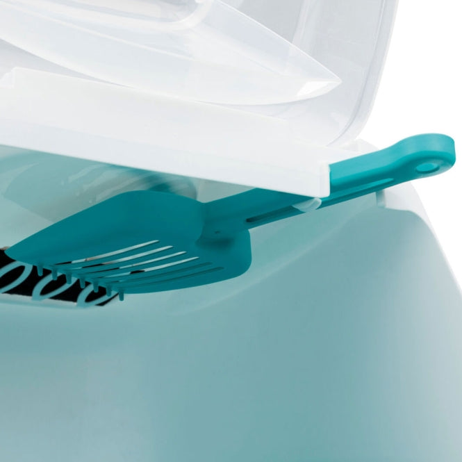 Trixie Katzentoilette Vico Easy Clean - türkis/weiß