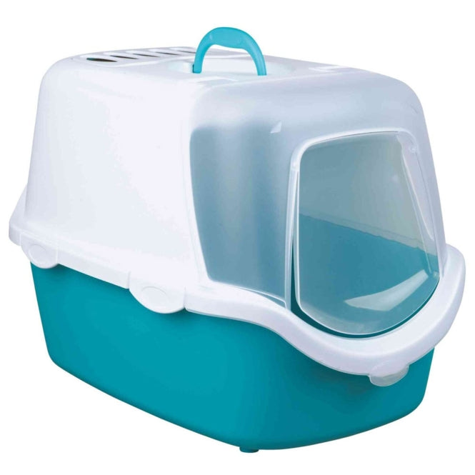 Trixie Katzentoilette Vico Easy Clean - türkis/weiß