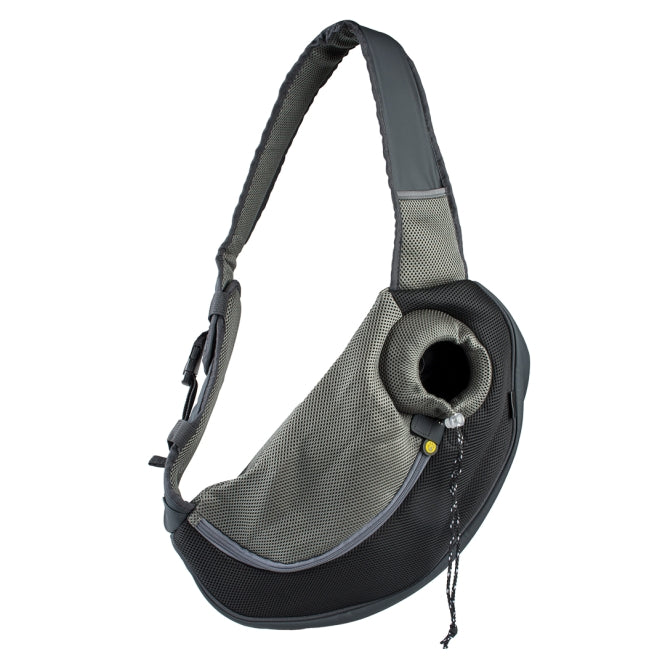 EBI Fronttasche Sarah Crazy Paws - Schwarz - M - 34x19x47,5cm - max. 5kg