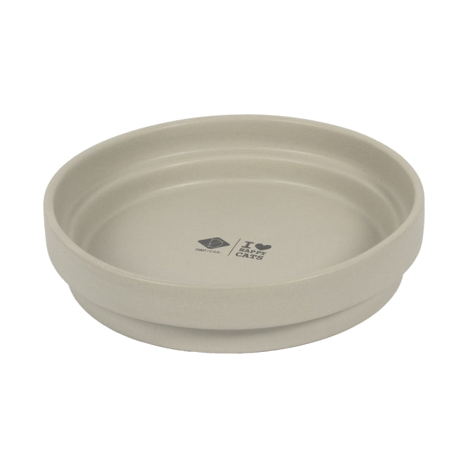 D&D Trinknapf ACE - beige - 1250ml - 25x25x4,5cm