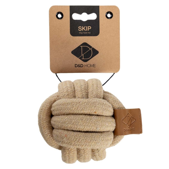 D&D Baumwollspielzeug Skip - sand - 15x15x15cm