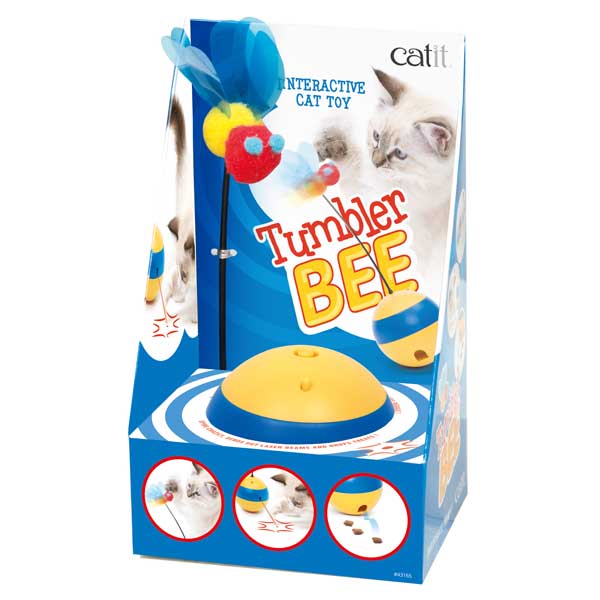 CATIT Tumbler Bee Laser-Spielzeug