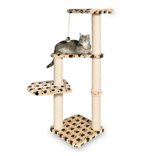 Trixie Kratzbaum Altea - Beige mit Pfoten