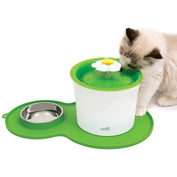 CATIT Silikonmatte Erdnuss - 46 x 29 cm - Grau