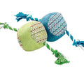Karlie COTTAGE LINE Ball mit Seil - Blau, 32 cm